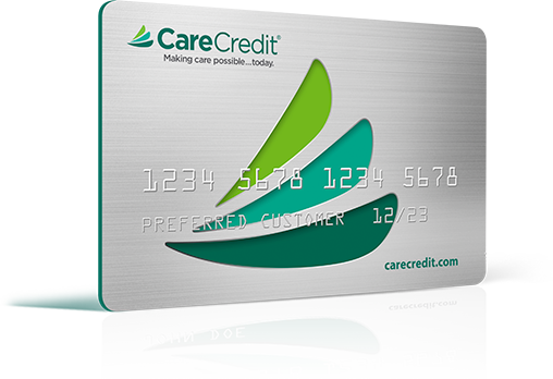 Credit card with Care Credit logo